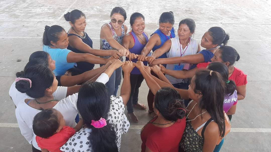 Capacitación en liderazgo y participación al Comité de mujeres protectoras del agua en el pueblo Kichwa de Rukullakta.